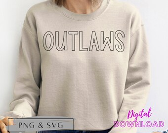 Outlaws SVG and PNG