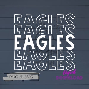 Eagles SVG, Eagles PNG, Eagles Sublimation
