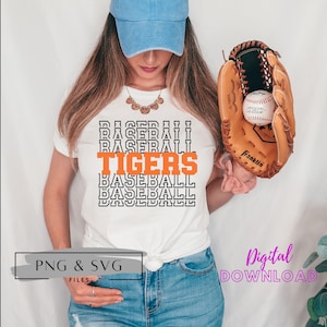 Tigers Baseball SVG, Tigers Baseball PNG, Tigers Baseball