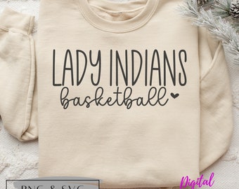 Indians SVG, Indians PNG, Indians Basketball SVG
