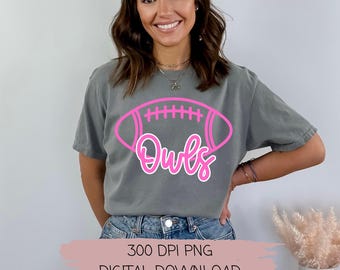 Owls Pink Out PNG, Owls Football PNG, Owls PNG file