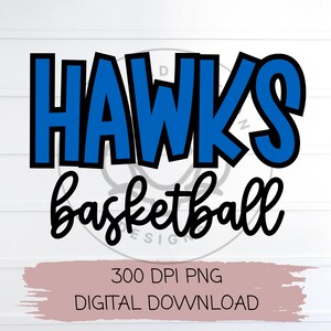 Hawks PNG, Hawks Basketball PNG - Etsy