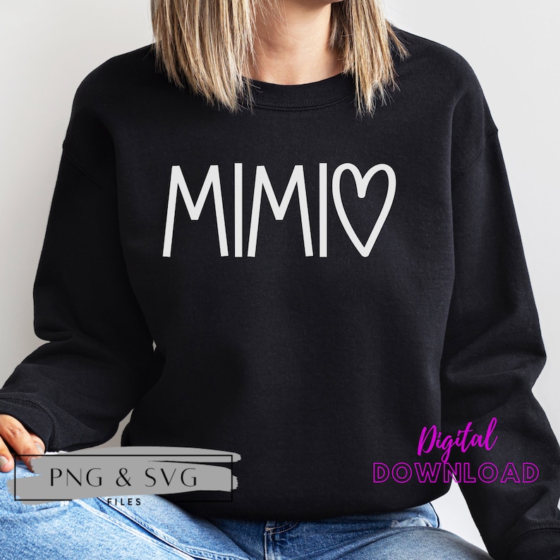 Mimi SVG Mimi PNG Grandma SVG Grandma Png - Etsy