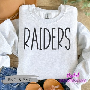 Raiders SVG Files, Raiders PNG Files, Raiders Sublimation