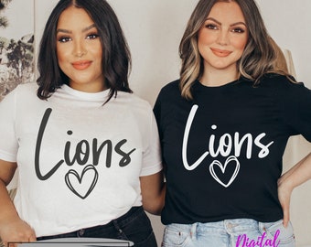 Lions SVG, Lions PNG, Lions Sublimation,  Back to School Designs, School Spirit