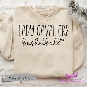 Cavaliers SVG, Cavaliers PNG, Lady Cavaliers SVG