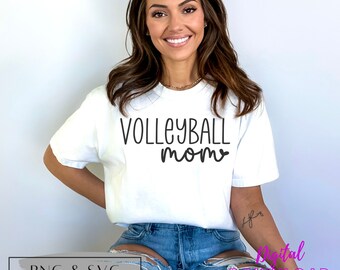 Volleyball Mom SVG files, Volleyball Mom PNG Files