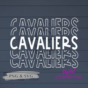 Cavaliers SVG, Cavaliers PNG, Cavaliers Sublimation