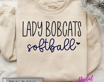 Lady Bobcats PNG, Lady Bobcats SVG, Bobcats Sublimation