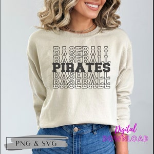 Pirates Baseball, Baseball PNG, Baseball SVG,  Mascots, Baseball files,  softball mama png, Baseball T-shirts, Baseball Sweatshirts