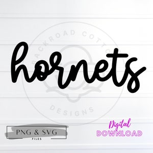 Hornets SVG, Hornets PNG, Hornets Sublimation