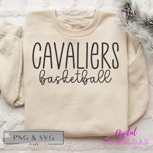 Cavaliers SVG, Cavaliers PNG, Cavaliers Sublimation
