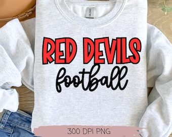 Red Devils PNG Files, Red  Devils Football PNG, Football PNG