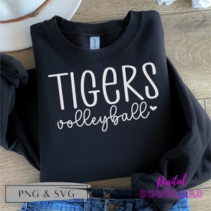 Tigers SVG, Tigers Volleyball SVG, Tigers PNG