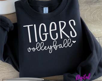 Tigers SVG, Tigers Volleyball SVG, Tigers PNG