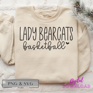 Lady Bearcats SVG, Lady Bearcats PNG, Bearcats Sublimation