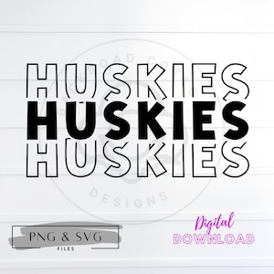 Huskies SVG, Huskies PNG, Huskies Sublimation