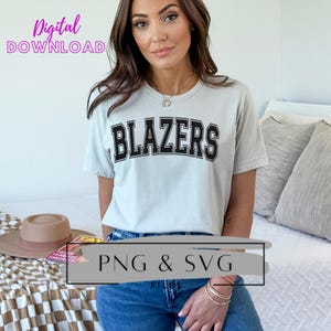 Blazers SVG and PNG Bundle,  Blazers PNG, Blazers Svg