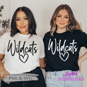 Wildcats SVG, Wildcats PNG, Wildcats Sublimation, Back to School, Fall Sports