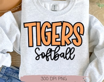 Tigers PNG, Tigers softball PNG