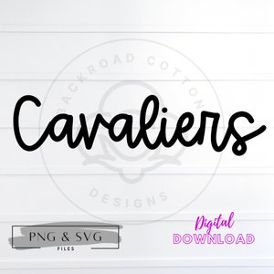 Cavaliers SVG, Cavaliers PNG, Cavaliers Sublimation