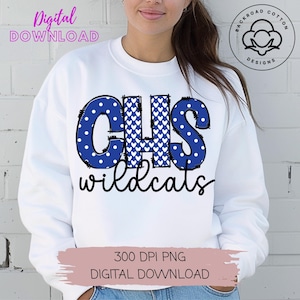Wildcats PNG | Wildcat Pride PNG | Cheer PNG | Custom School | School Spirit Tee
