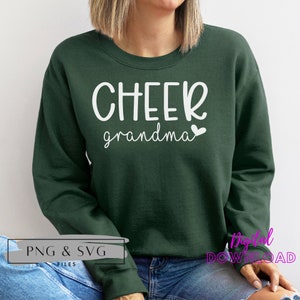 Cheer Grandma SVG and PNG files, Cheer SVG and png files