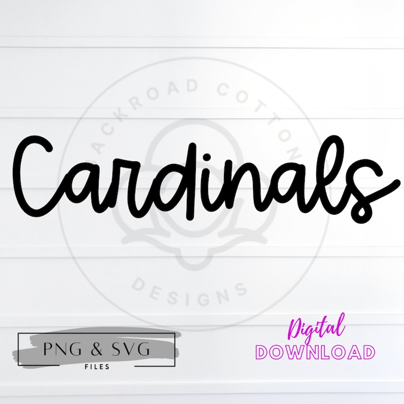 Cardinals SVG and PNG Files - Etsy