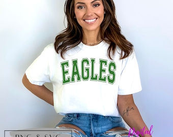 Adler SVG-Dateien, Adler PNG-Dateien, Adler Varsity Maskottchen SVG und PNG-Dateien