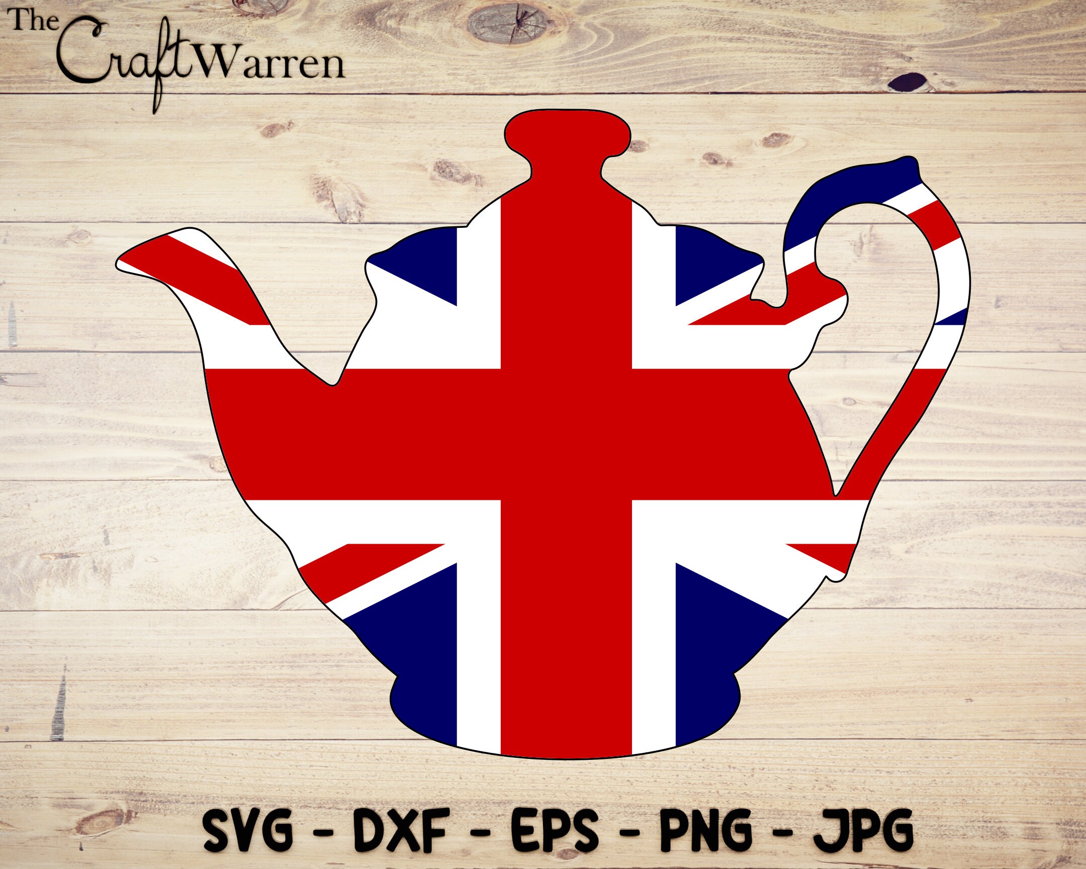 Union Jack Teapot SVG Union Jack Svg Teapot Svg Coronation Etsy UK