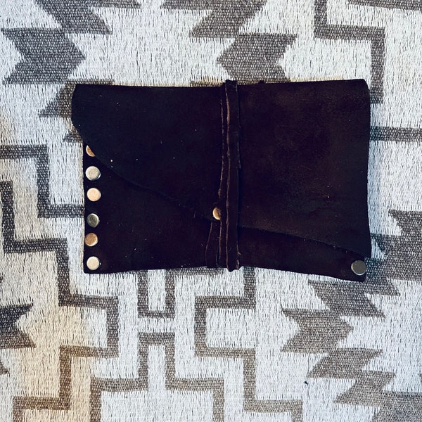Buffalo Leather Tobacco Pouch or Wallet