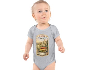 Birzeit Palestine Baby Bodysuit بيرزيت Arabic Baby Onesie Palestinian Heritage Infant Outfit Infant bodysuit