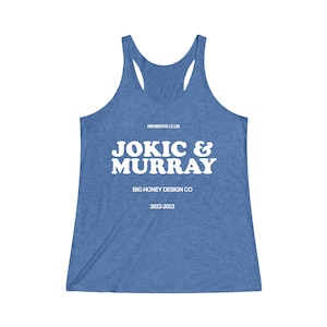 Womens Jokic Murray Nuggets Basketball | Women&#39;s Tri-Blend Racerback Tank