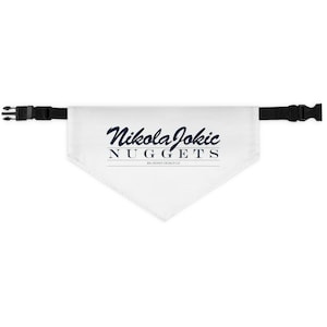 Retro Denver Nuggets Jokic Pet Bandana Collar | NBA Basketball | Pet Gifts | NBA Basketball