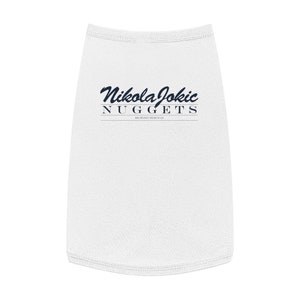 Nikola Jokic Retro Vintage Nuggets Pet Tank Top