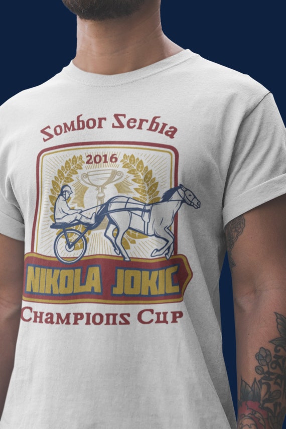 Unique Denver Nuggets Nikola Jokic Horse Racing Shirt Retro
