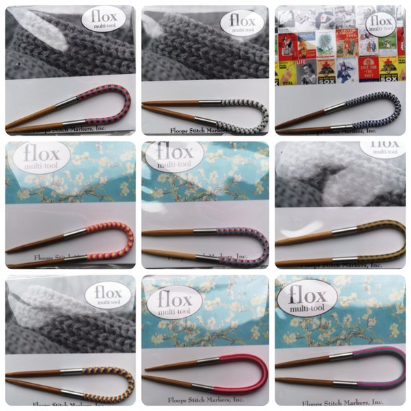 FLOX flexible stitch markers