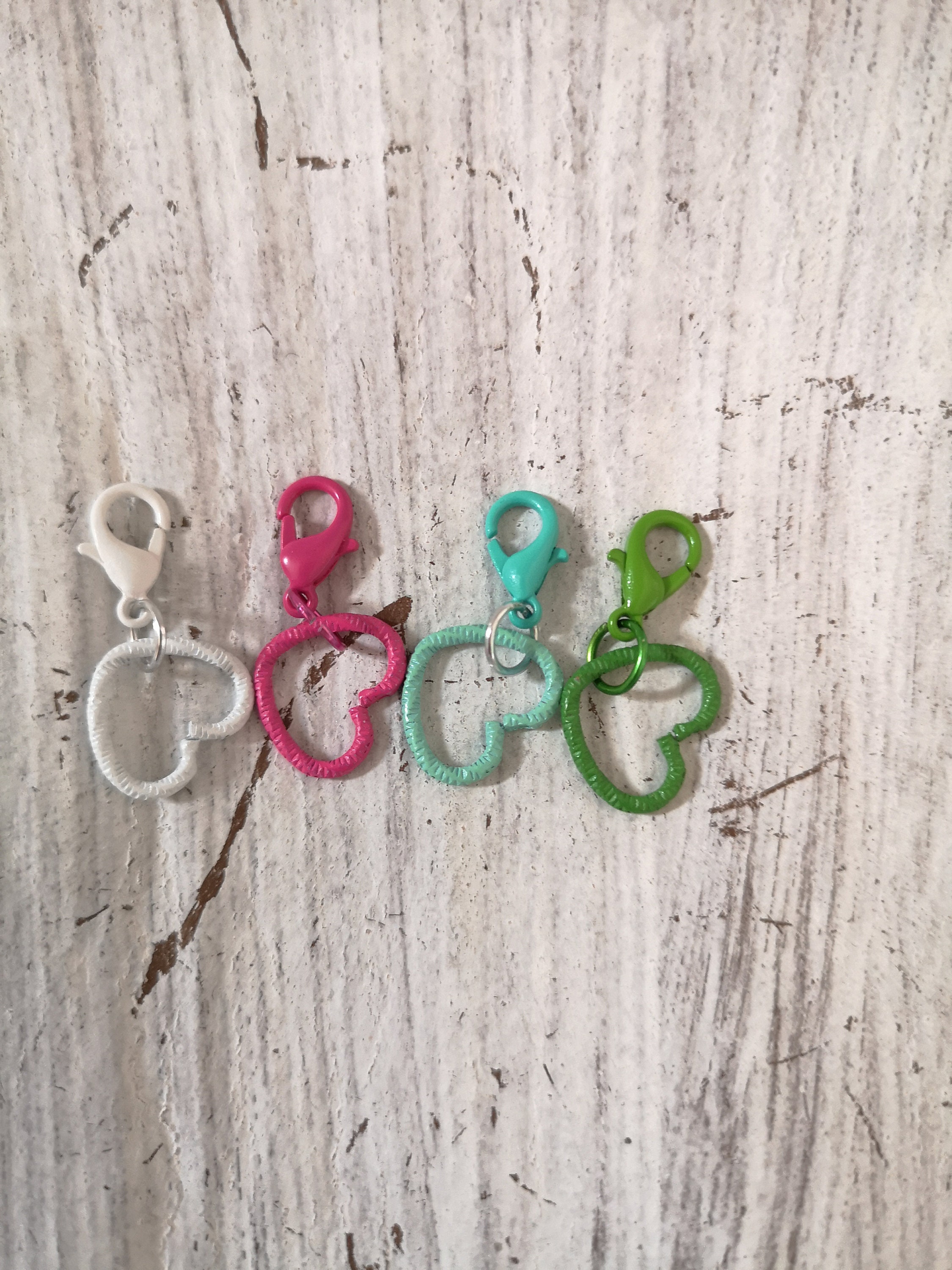 Stitch Markers for crochet and knitting, 20pc Soft Plastic Open Ring, mixed  colors | snag free stitch marker, knitting accessories