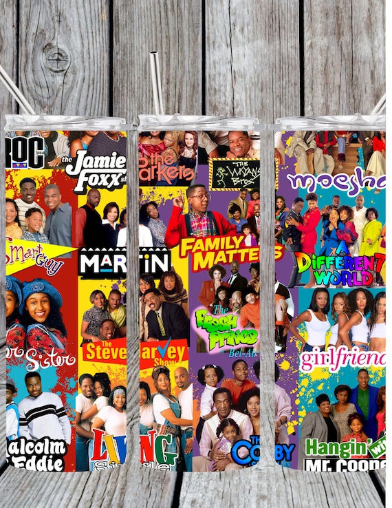 90s Nostalgia African American Sitcoms Tumbler Wrap