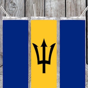 Caribbean Island Country Flag West Indies Afro Caribbean Barbados