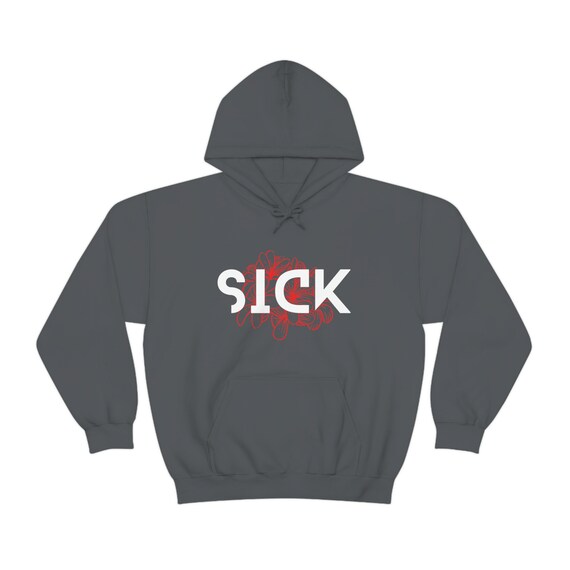 Sick Design Hoddie Trending Hoody and Sweatshirt Gift Hoodie Couple Hoodie Personalized Hoodie Design Red Hoodie Matching Hoodie Etsy