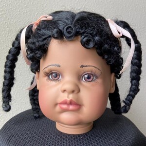 ANCIENNE RARE VINTAGE petite poupée noire - Poupon EUR 120,00 - PicClick FR