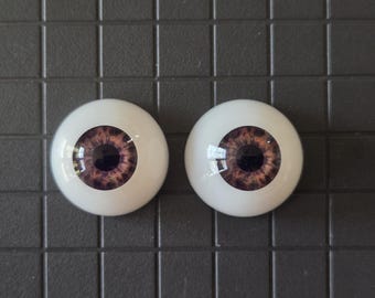 Doll eyes Honay pair size from 22 to 26mm - Classic Doll eyes Vintage Doll eyes Collectible Doll eyes Stationary Doll eyes Reborn eyes