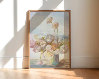 Summer Peonies Painting | Fine Art Print
