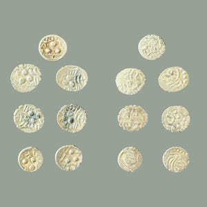 Indian Silver AR Damma Set of 7 Coins | Amirs of Multan and Sind | c. 712-856 AD