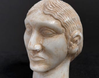 Ancient Greco-Roman Marble Head Sculpture – Classical Antiquity