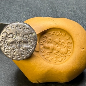 Near Eastern Intaglio Old Stamp Seal Bead