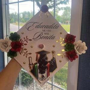 Educadita First Generation Mexican Mexico Graduation Cap Topper