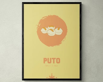 COMIDA FILIPINA Paquete Arte filipino Cultura Comida Comida filipina Arte de pared Cartel minimalista Filipinas Imprimir Arte de Filipinas
