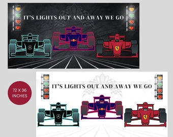 FORMULA 1 BIRTHDAY BANNER F1 Party Decorations F1 Birthday Party Formula 1 Decorations F1 Decorations Formula 1 Party Decorations F1 Banner